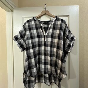 New without tags Madewell Gingham Check Popover top